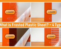 Frosted Plastic Sheet - 4 Options
