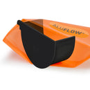 aluflow aluminium gutter stop end right black main image