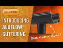Aluflow Aluminium Gutter Stop End - Deep Flow
