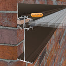 alukap ss high span wall bar Insitu