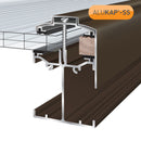 alukap ss low profile gable bar Insitu