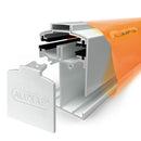 alukap ss low profile gable bar White front view
