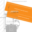 alukap ss low profile gable bar technical profile Image - 03