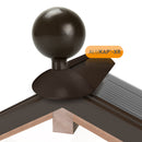 alukap xr ridge ball finial Insitu