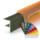 Alupave Aluminium Decking Endstop Bar Bespoke Powder Coated Front View