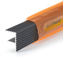 Alupave Aluminium Decking Endstop Bar Grey Front View