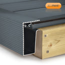 alupave aluminium decking roofing gutter Insitu