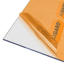 axgard clear 4mm uv protected glazing sheet front view