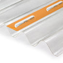 corrapol polyester corrugated roof sheet front view