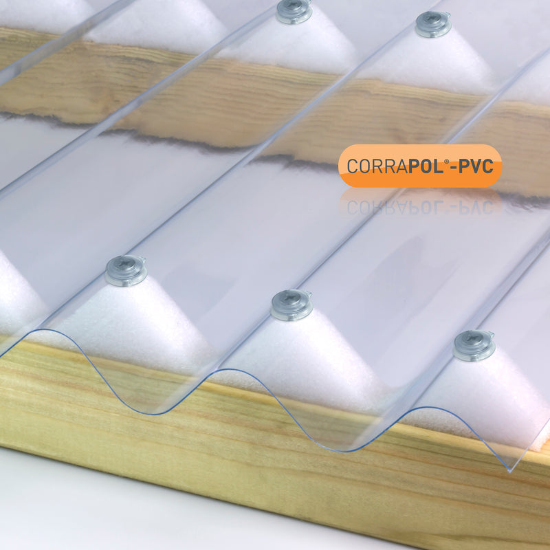 corrapol-pvc corrugated diy grade roof sheet Insitu