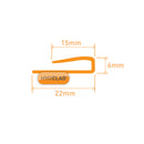 hygiclad hygienic wall cladding j end trim white technical profile