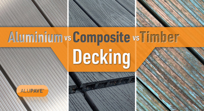 Aluminium vs Composite vs Timber Decking Blog Image