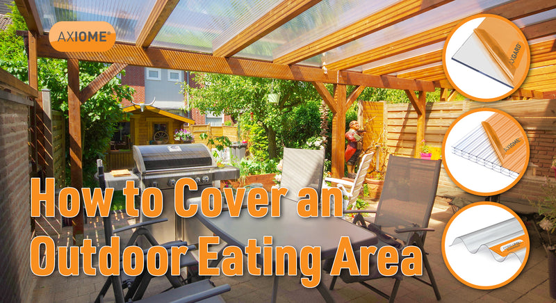 How To Cover an Outdoor Eating Area - Pergola, Lean-to or Canopy?