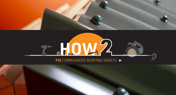 How to fix corrugated roofing sheets