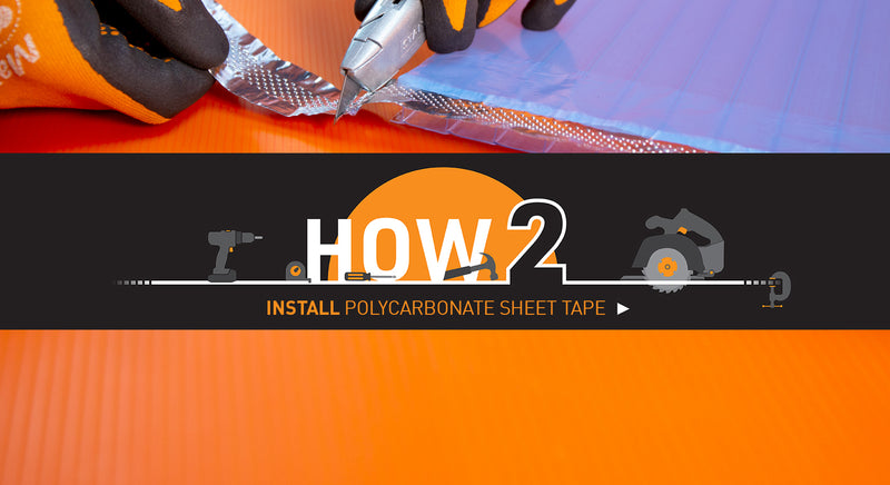 How to Install Polycarbonate Roofing Sheet Tape