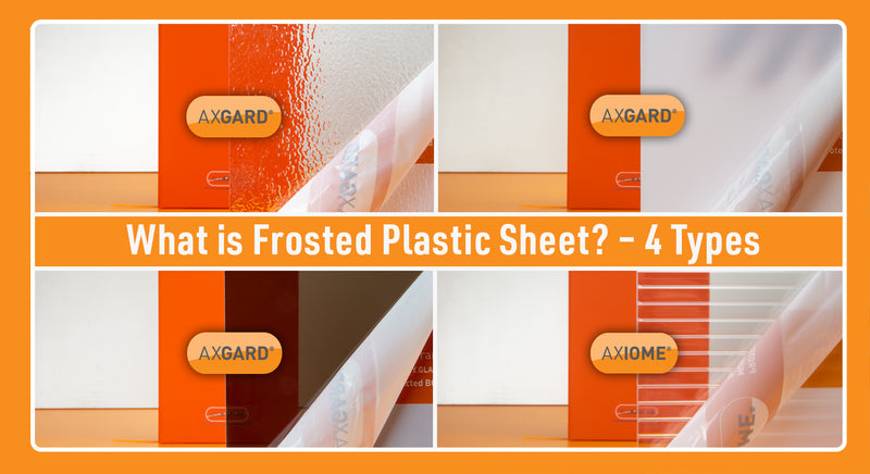 Frosted Plastic Sheet - 4 Options