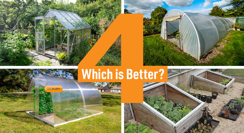 What is Better; Greenhouse, Poly Tunnel or Cold Frame or Grokurv