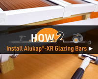 how to install aluminium glazing bars