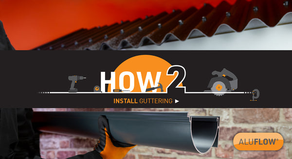 How to install guttering
