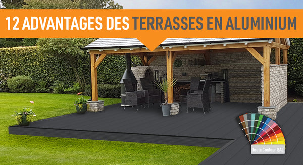 12 advantages des terrasses en aluminium