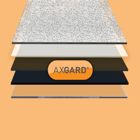 Axgard solid virtually unbreakable glazing sheet range