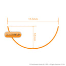 Quadraflo Plastic Half Round Gutter