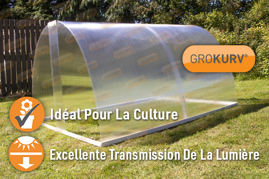 Tunnel de culture pour serre