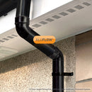 Aluflow Aluminium Downpipe Offset Bend 112 Degree Insitu Image