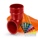 aluflow aluminium downpipe shoe bespoke colour main image