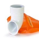 aluflow aluminium downpipe shoe white main image