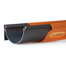 aluflow grey aluminium gutter