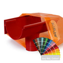 aluflow aluminium gutter running outlet bespoke colour main image