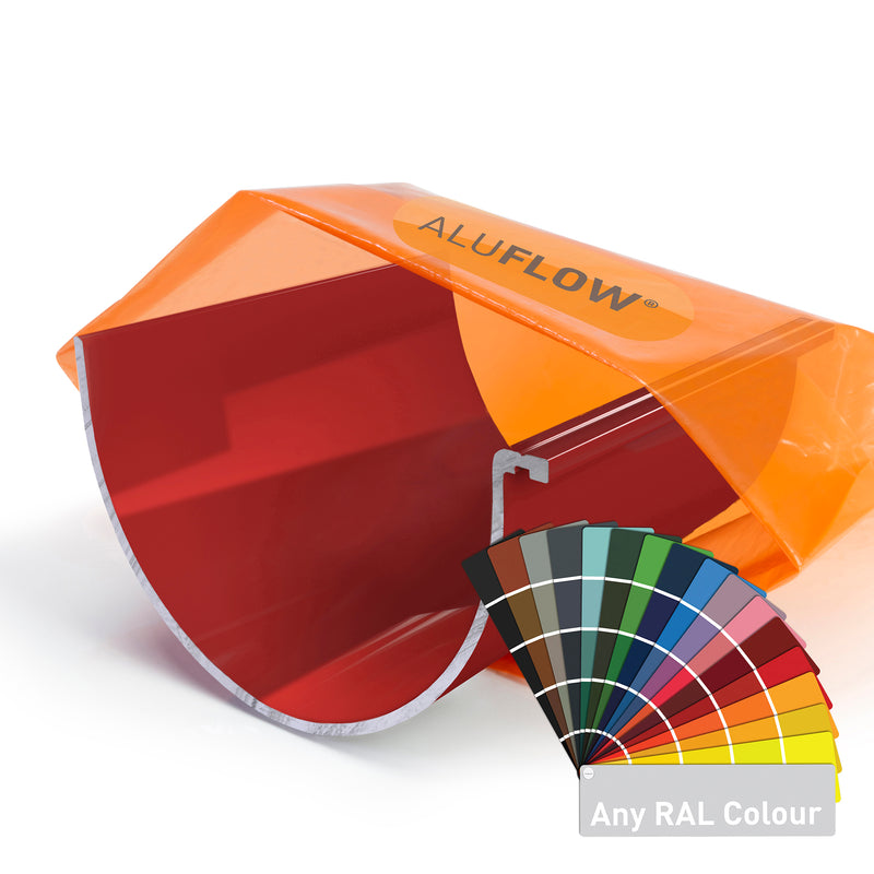 aluflow aluminium gutter union bespoke colour main image
