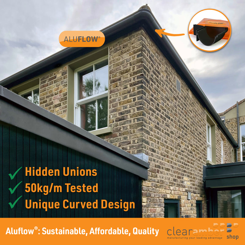 Aluflow Gutter External Corner Lifestyle Image [language-en]