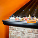 Aluflow aluminium gutter leaf guard insitu image