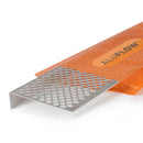 Aluflow aluminium gutter leaf guard