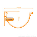Aluflow Aluminium Gutter Technical Image