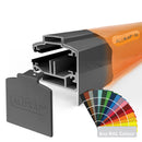 alukap-ss slimline gable bar bespoke colour