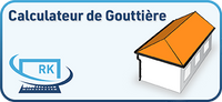 Bouton de calculateur de gouttières