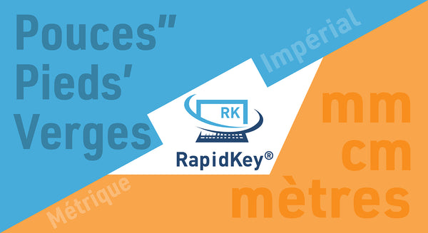 Calculatrice impériale à métrique Rapidkey