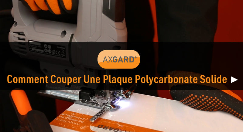 comment couper une plaque polycarbonate solide