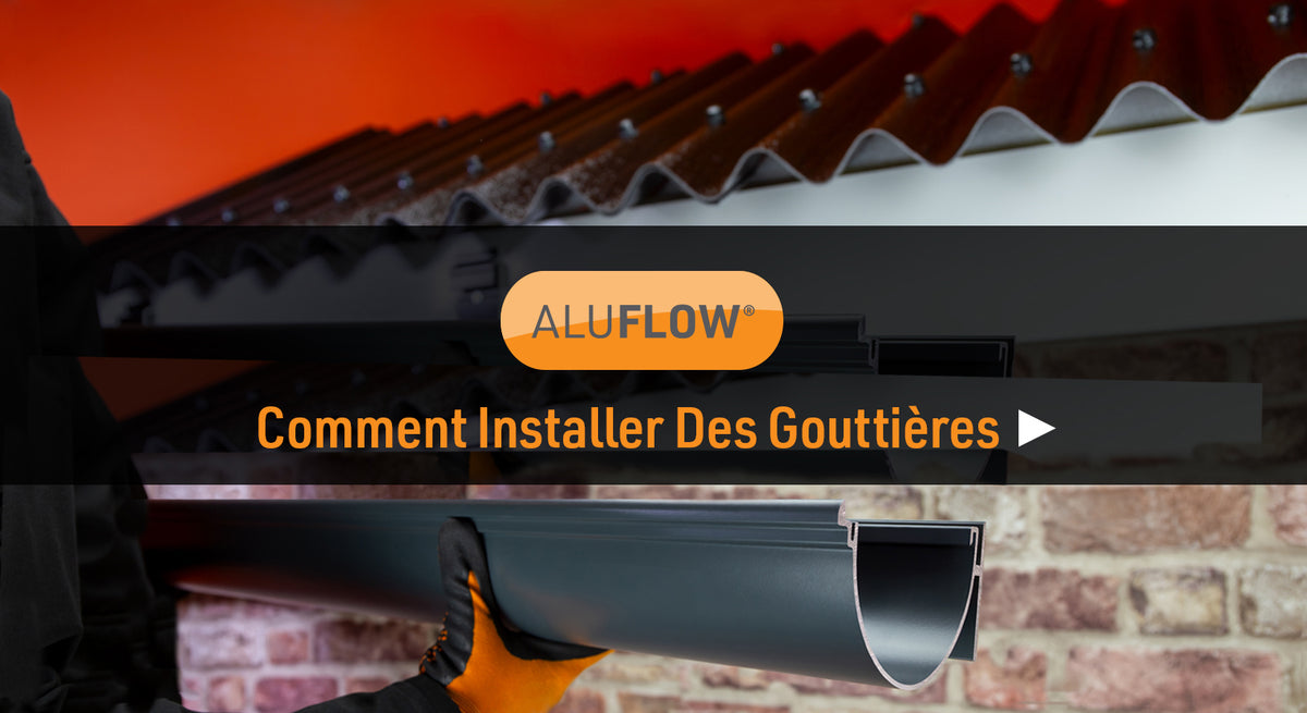 Profilé gouttière PVC 16 demi-ronde en 2 m - sable - First Plast