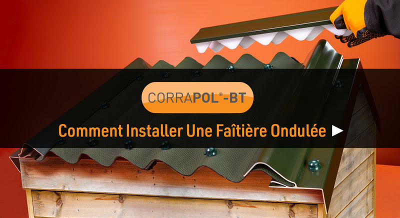 Comment installer une faitiere ondulée