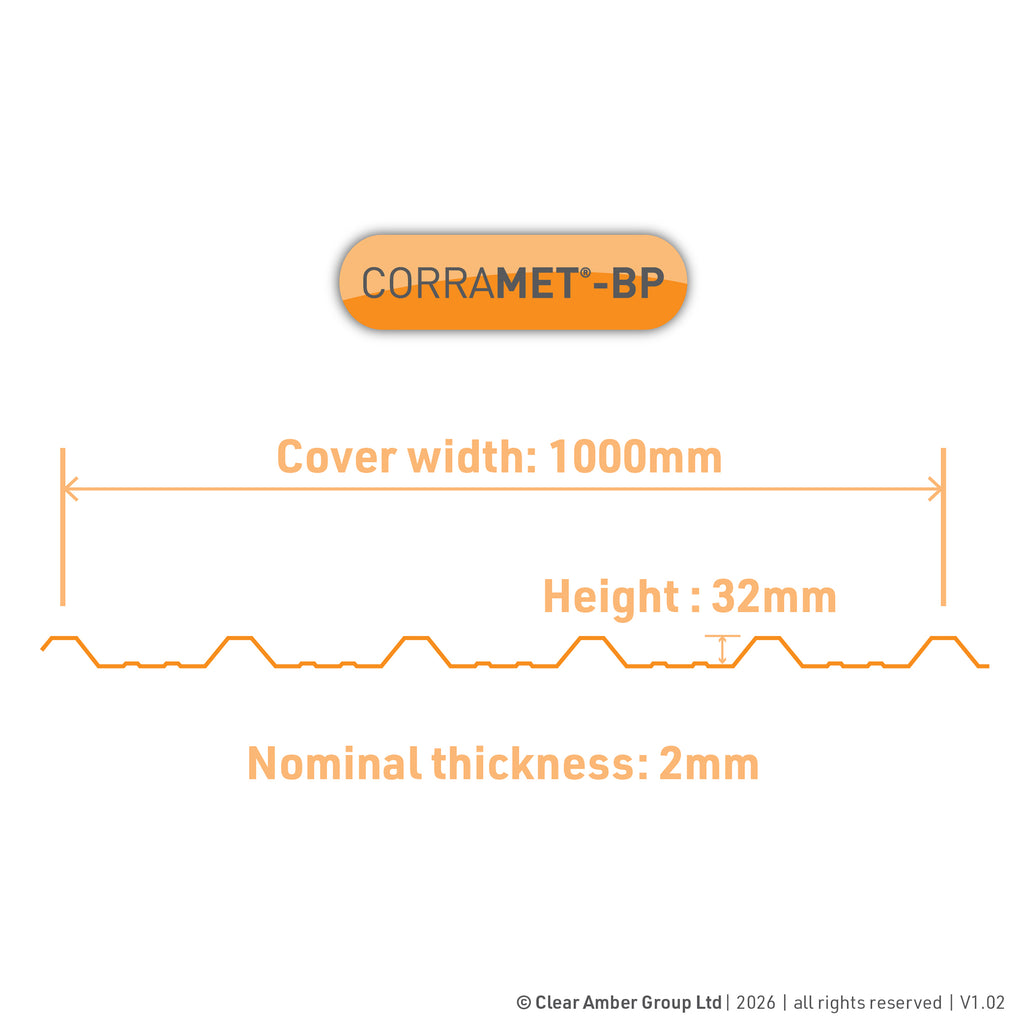 Clear Box Profile Cladding Corramet-BP Stormproof Clear Box Profile Roofing Sheets