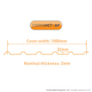 Corramet-BP box profile roofing sheet technical image [language-en]