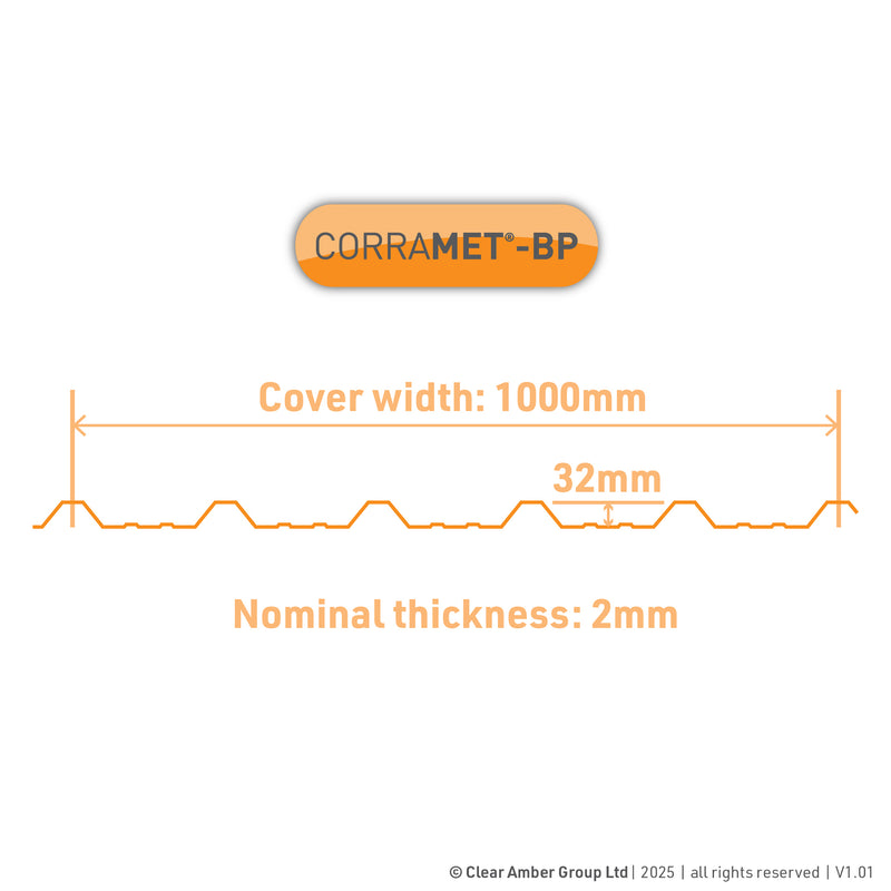 Corramet-BP box profile roofing sheet technical image [language-en]
