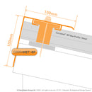 Corramet-BP Pent Roof Flashing technical image [language-en]