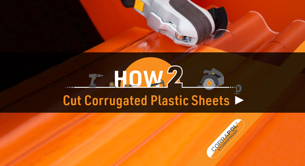 How to cut corrugated plastic sheets