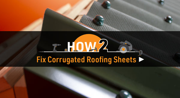 How to fix corrugated roofing sheets