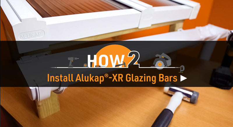 How to install Alukap-XR glazing bars